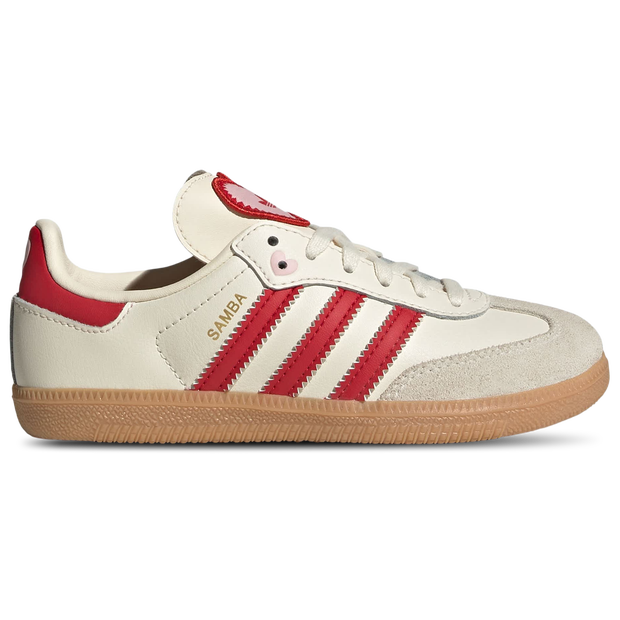 adidas Samba OG K 'Cream White Better Scarlet Gum' | Kid's Size 11 - KI6681