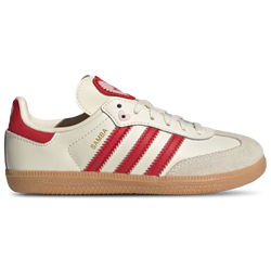 Pre escolar Zapatillas - adidas Samba OG - Cream White-Better Scarlet