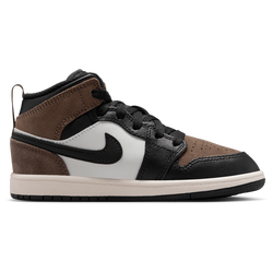 Pre School Shoes - Jordan Aj1 Mid - Black-Phantom-Palomino