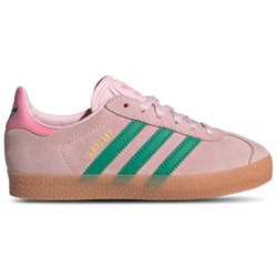 Vorschule Schuhe - adidas Gazelle - Clear Pink-Court Green