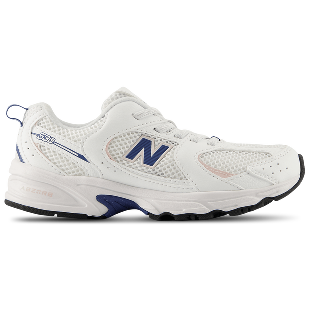 New Balance 530|Bungee Lace Toddler Trainers - White - Size 2 - Leather