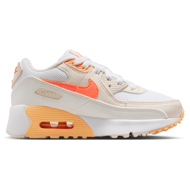 Nike Air Max 90 - Sneakers Bébé - Blanc - Pointure 33 - Cuir, Synthétique