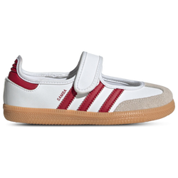 Pre escolar Zapatillas - adidas Samba Jane - White-Team Victory Red-Gum 3