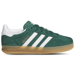Pre School Shoes - adidas Gazelle Indoor - Collegiate Green-Cloud White
