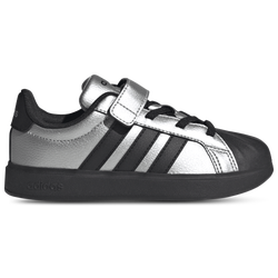 Pre School Shoes - adidas Streettalk - Silver Metallic-Core Black