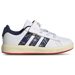 Maternelle Chaussures - adidas Marvel Spider-man Grand Court - Cloud White-Dark Blue