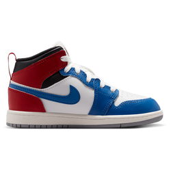 Maternelle Chaussures - Jordan Aj1 Mid - True Blue-Varsity Red