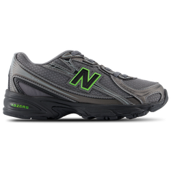 Pre School Shoes - New Balance 740 Bungee Lace - Black Metallic-Alkaline Green