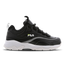 Fila Ray - Primaire-College Chaussures Black-Yellow-Metallic Silver