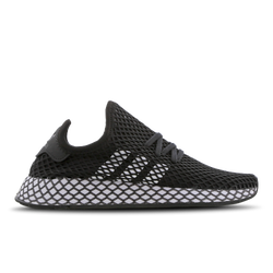 Grade School Shoes - adidas Deerupt Winter Stripes - Black-White-Black