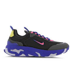 Grade School Shoes - Nike React Live - Dark Smoke Grey-Sunset Pulse-Sapphire