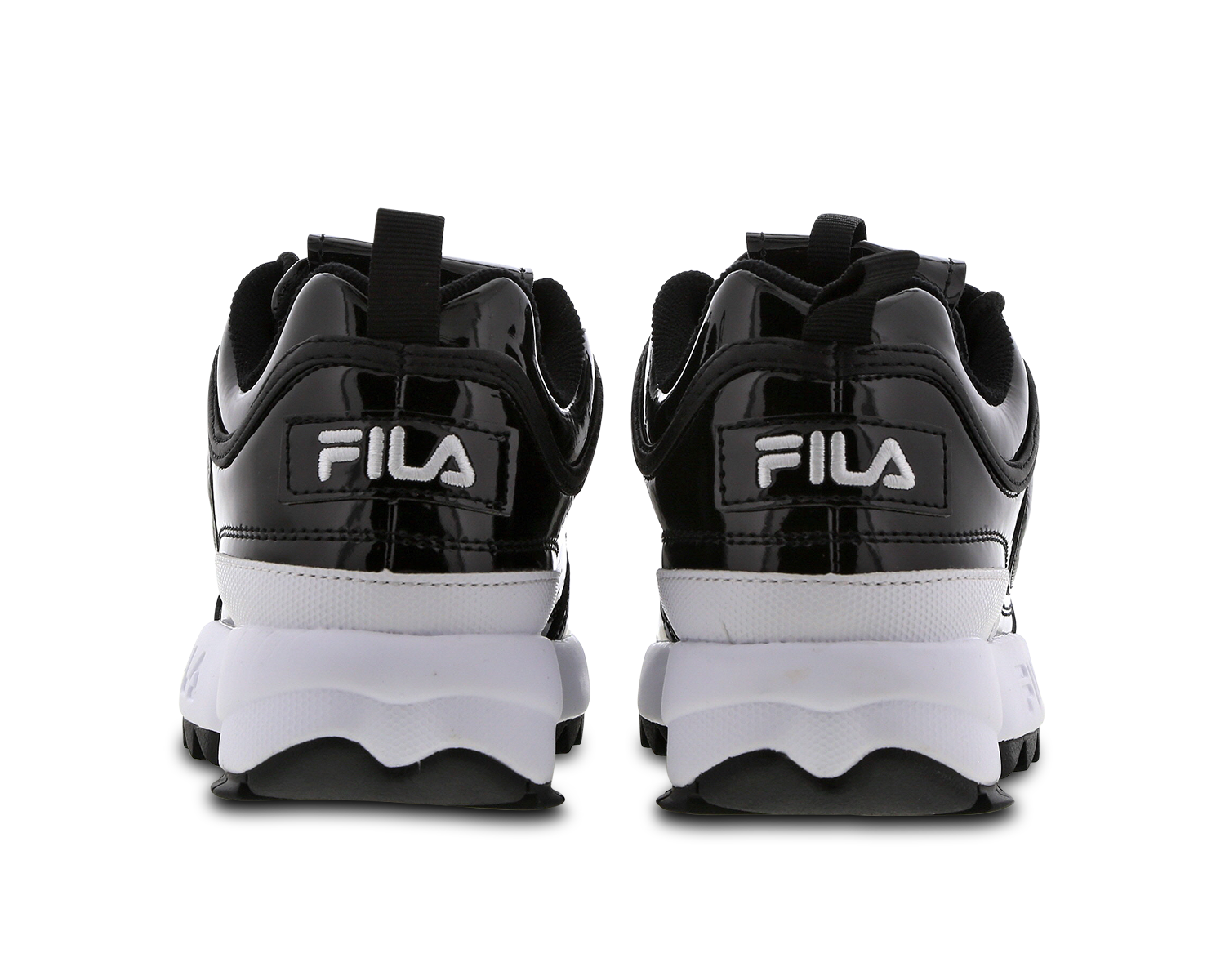 fila disruptor patent gris