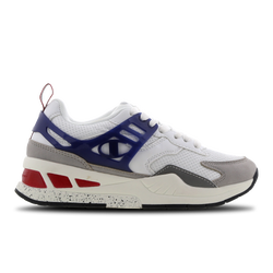 Grade School Shoes - Champion Pro - White-Blue-Red