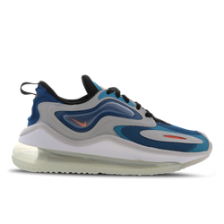 Grade School Shoes - Nike Air Max 720 - Grey Fog-Turf Orange-Aquamarine