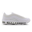 Nike Air Max 97 - Grade School Shoes White-White-Metalic Silver