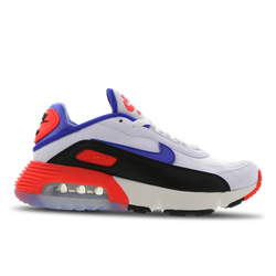 Grade School Shoes - Nike Air Max 2090 - Summit White-Black-Bright Crimson