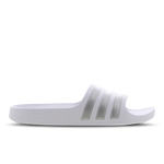 White-Silver- C-ADILETTE AQUA WHT/SLV
