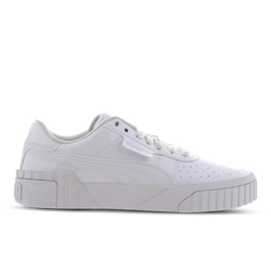 Grade School Shoes - Puma Cali Patent - White-Black-White