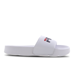 Grade School Flip-Flops and Sandals - Fila Drifter - White-Navy-Red