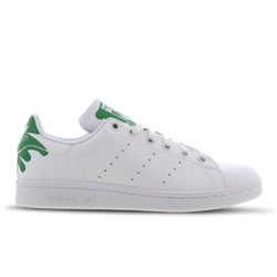 Grade School Shoes - adidas Stan Smith - White-Green-White