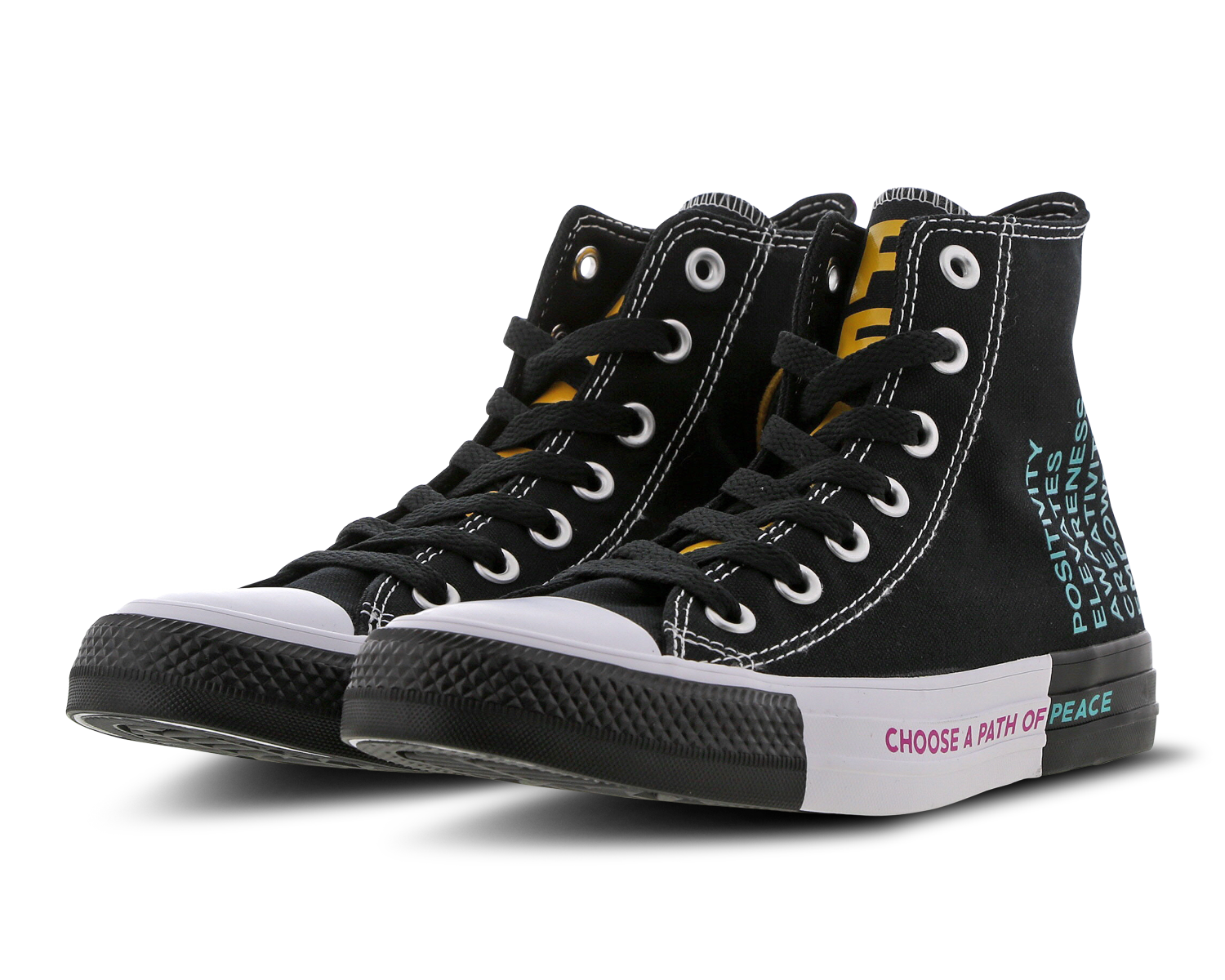 converse chuck taylor all star seek peace high