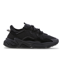 Grade School Shoes - adidas Ozweego - Core Black-Core Black-Trace Grey