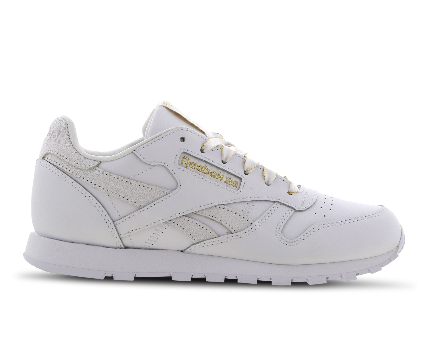 reebok leather metallic