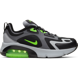 Grade School Shoes - Nike Air Max 200 - Dark Grey-Electric Green-Black