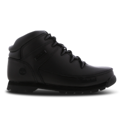 Grade School Boots - Timberland Euro Sprint Hiker - Black-Black-Black