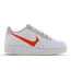 Nike Air Force 1 - Primaire-College Chaussures White-Orange-White