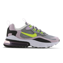 Grade School Shoes - Nike Air Max 270 React - Grey-Yellow-Pink
