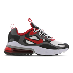 Grade School Shoes - Nike Air Max 270 React - Grey-Red-Black