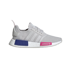 Grade School Shoes - adidas Nmd - Grey-Grey-Shock Pink