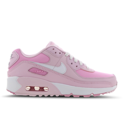 Grade School Shoes - Nike Air Max 90 - Pink Foam-Pink Rise-White