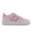Nike Air Force 1 - Primaire-College Chaussures Pink Foam-Pink Foam-White