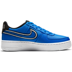 Grade School Shoes - Nike Air Force 1 Lv8 1 - Photo Blue-Black-White