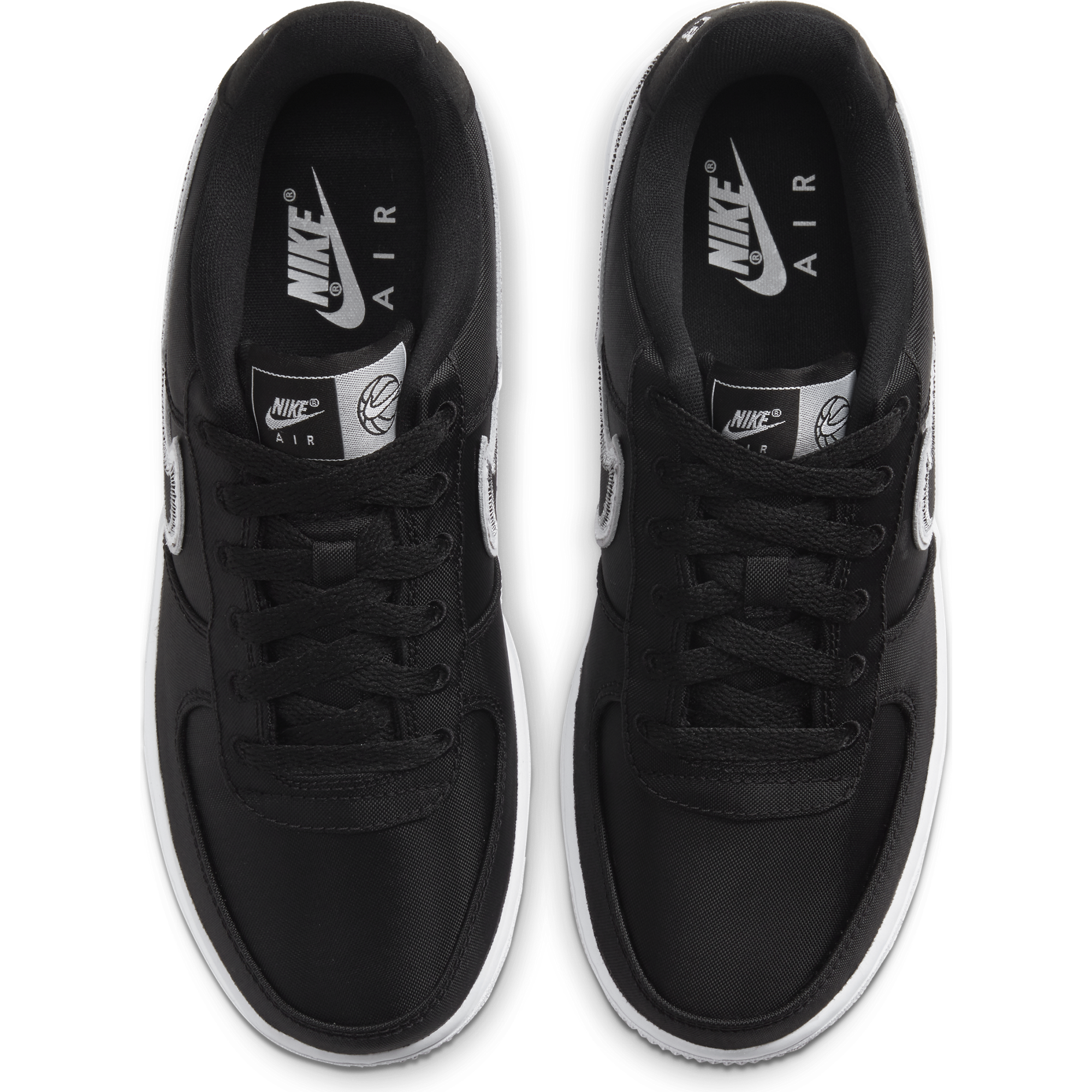 nike air force 1 low grade school shoes black