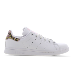 Grade School Shoes - adidas Stan Smith Animal Print - White-Core Black-Clear Pink