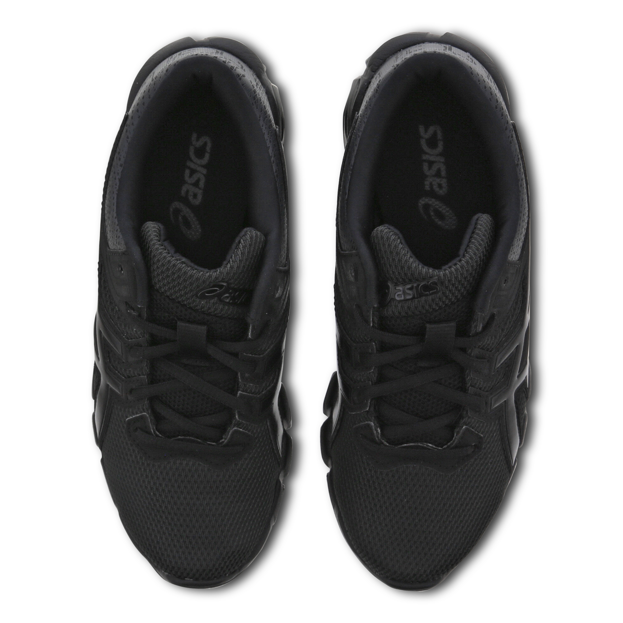 black asics school shoes