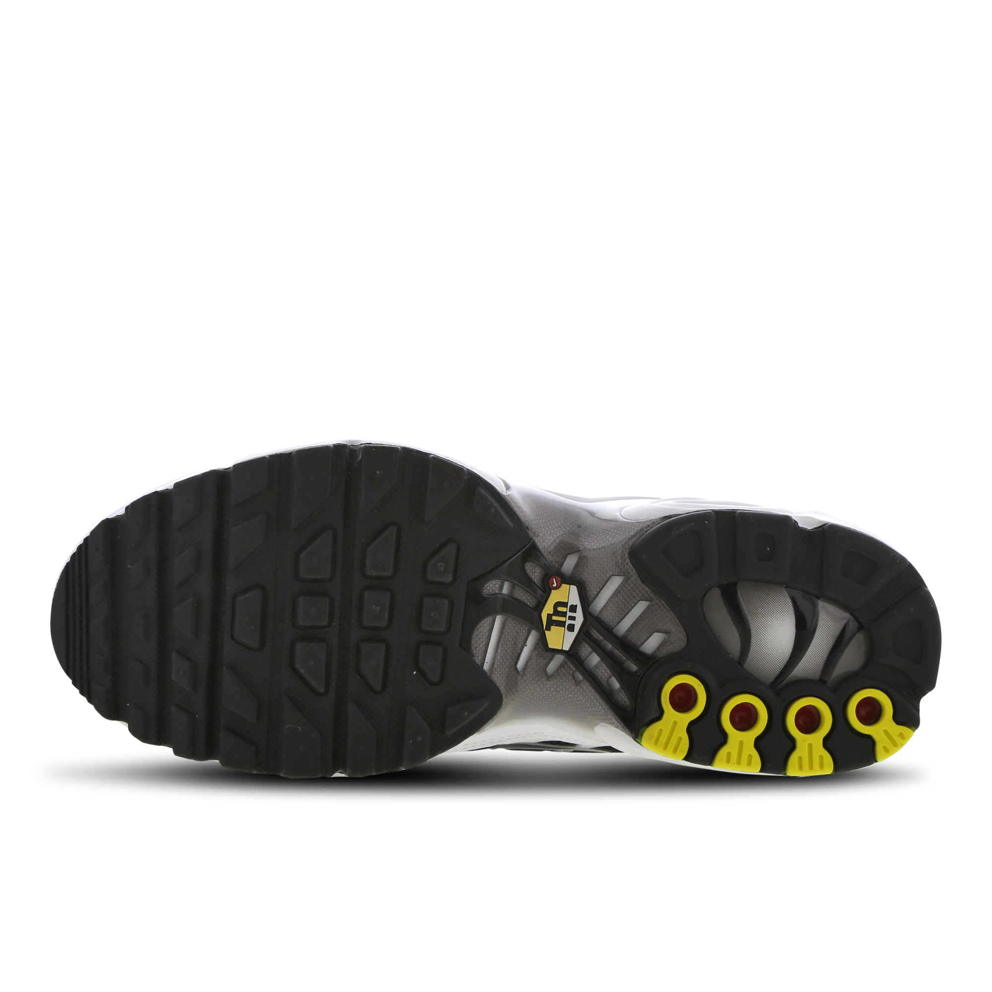 nike tuned 1 grade school shoes black and white