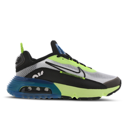 Grade School Shoes - Nike Air Max 2090 - White-Black-Volt
