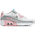 Nike Air Max 90 - Grade School Shoes Lt Smoke Grey-White-Pink