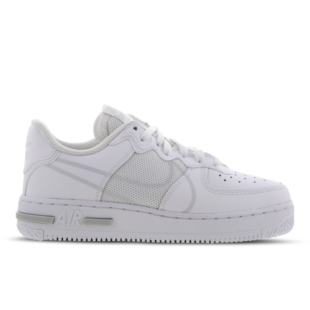 Buty dla dużych dzieci Nike Air Force 1 React - Biel - CT5117-101