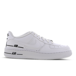 Grade School Shoes - Nike Air Force 1 Low - White-Black-White