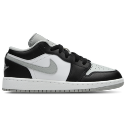 Grade School Shoes - Jordan Aj1 Low - Black-Black-Lt Smoke Grey