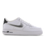 Nike Air Force 1 - Primaire-College Chaussures White-Silver-Black