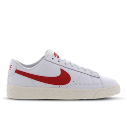 Grade School Shoes - Nike Blazer - White-Red-Sail
