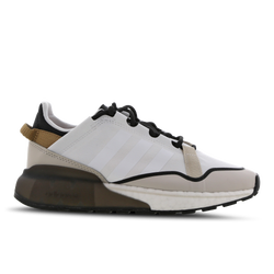 Grade School Shoes - adidas ZX 2K Boost Pure - White-Grey Three-Orange