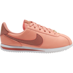 Grade School Shoes - Nike Cortez Basic - Pink Quartz-Canyon Pink-Metallic Gold