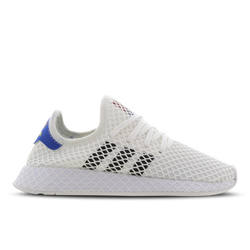 Grade School Shoes - adidas Deerupt 12Th - White-Blue-Red
